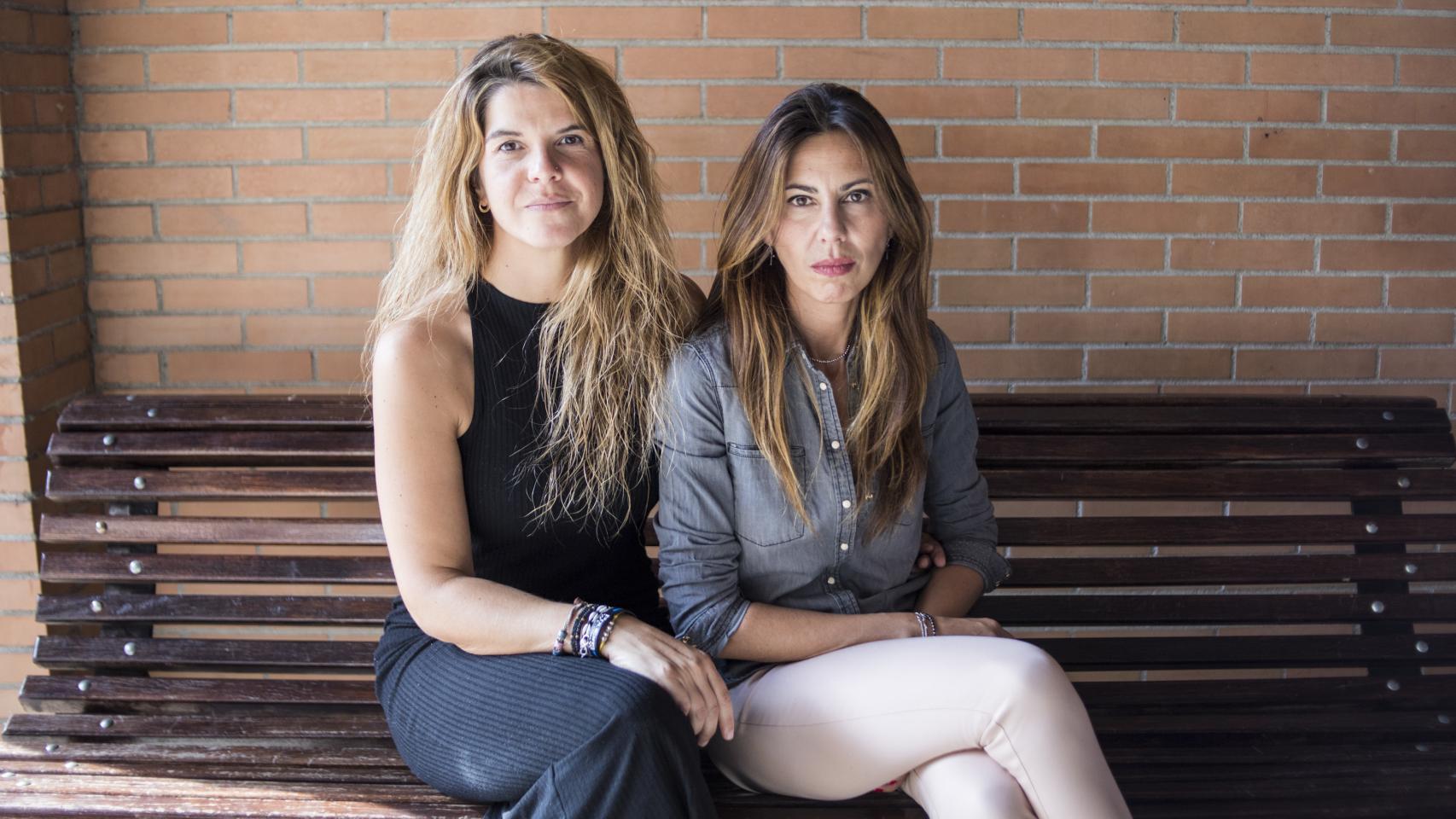 Gemma de los Ríos y Estefanía Vera, viudas de Jorge García e Isidro Gabino San Martín.