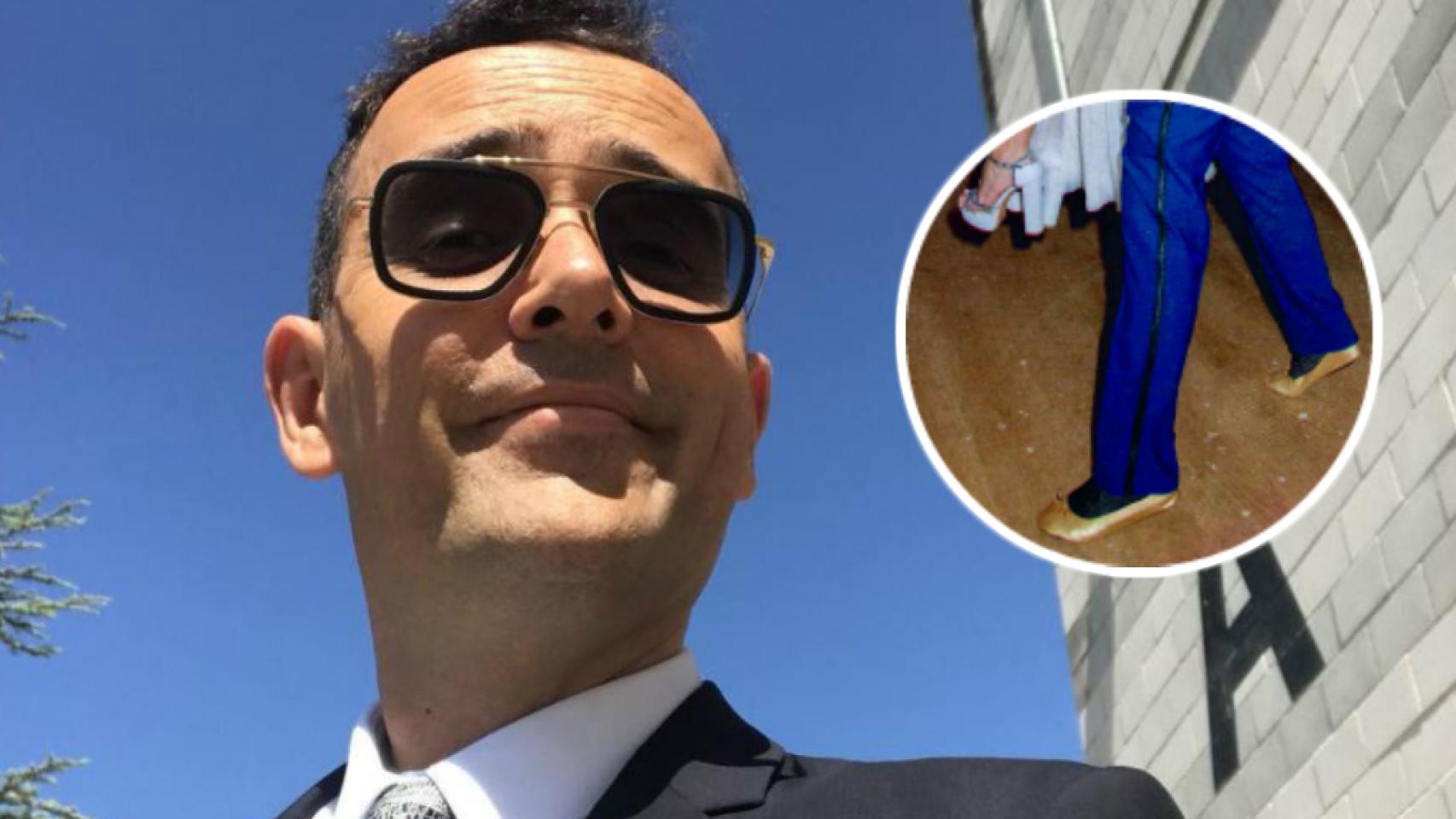 Detalle de las bailarinas de Risto Mejide en su boda.