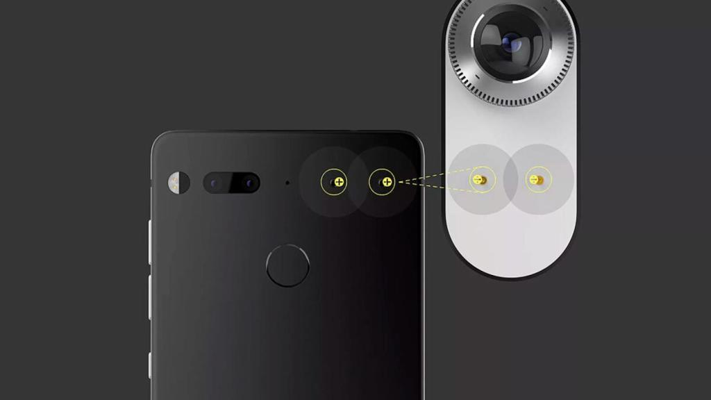 El Essential Phone tendrá módulos magnéticos para conectar accesorios