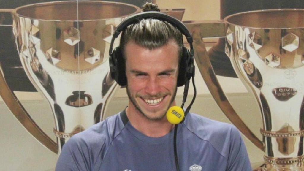 Bale, en El Larguero   Foto: Twitter (@ellarguero)