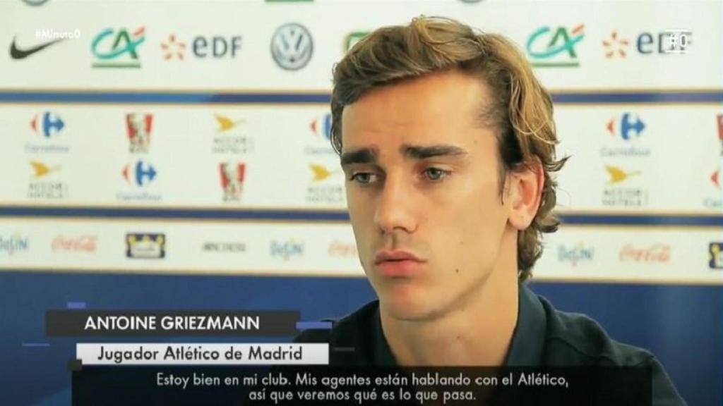 Griezmann hablando en Cero. Foto: Movistar Cero