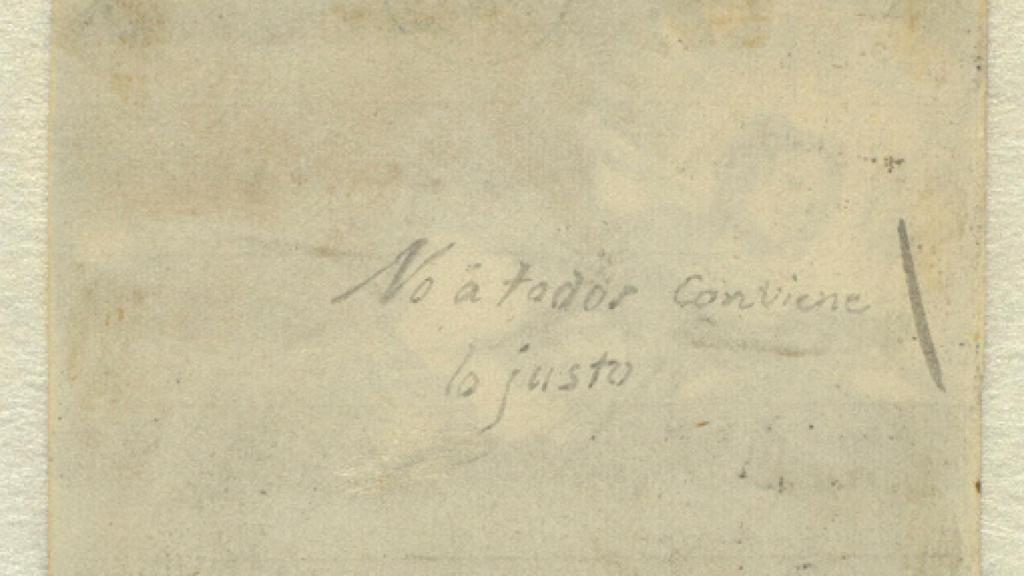 Image: Goya retitula la Justicia