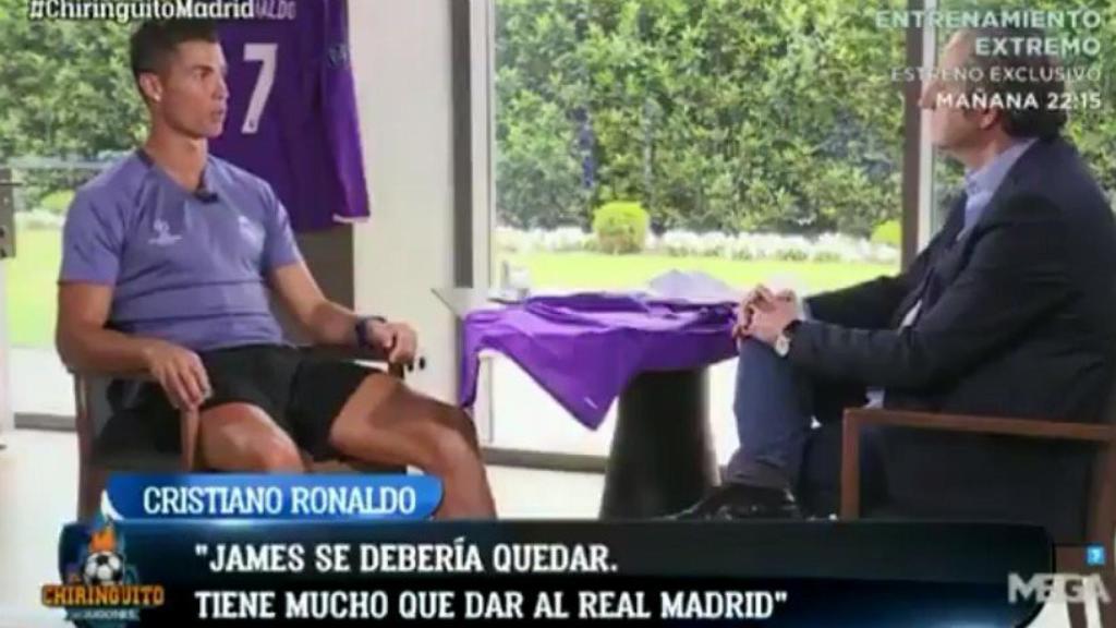 Cristiano Ronaldo, entrevista con Josep Pedrerol
