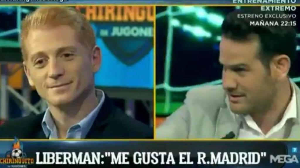 Martín Liberman y Quim, en El Chiringuito
