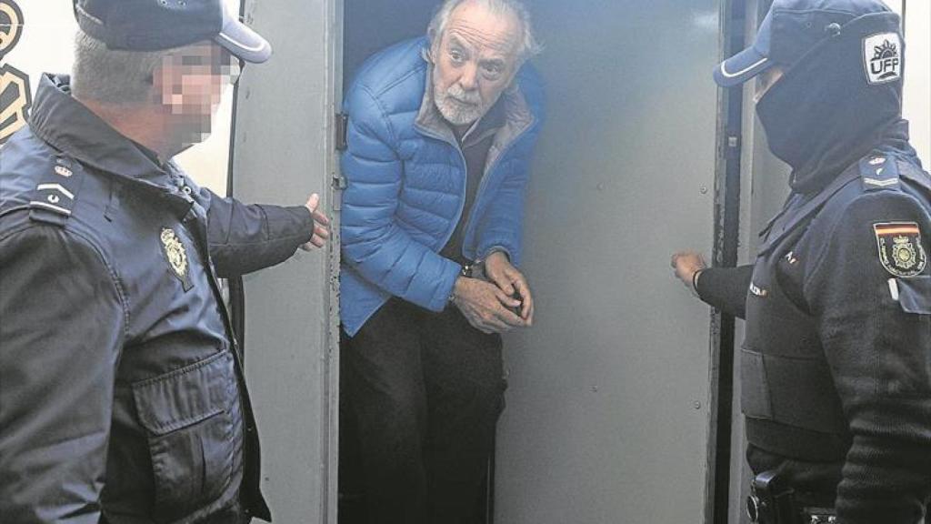 Bartolomé Cursach llega a los juzgados de Palma de Mallorca.