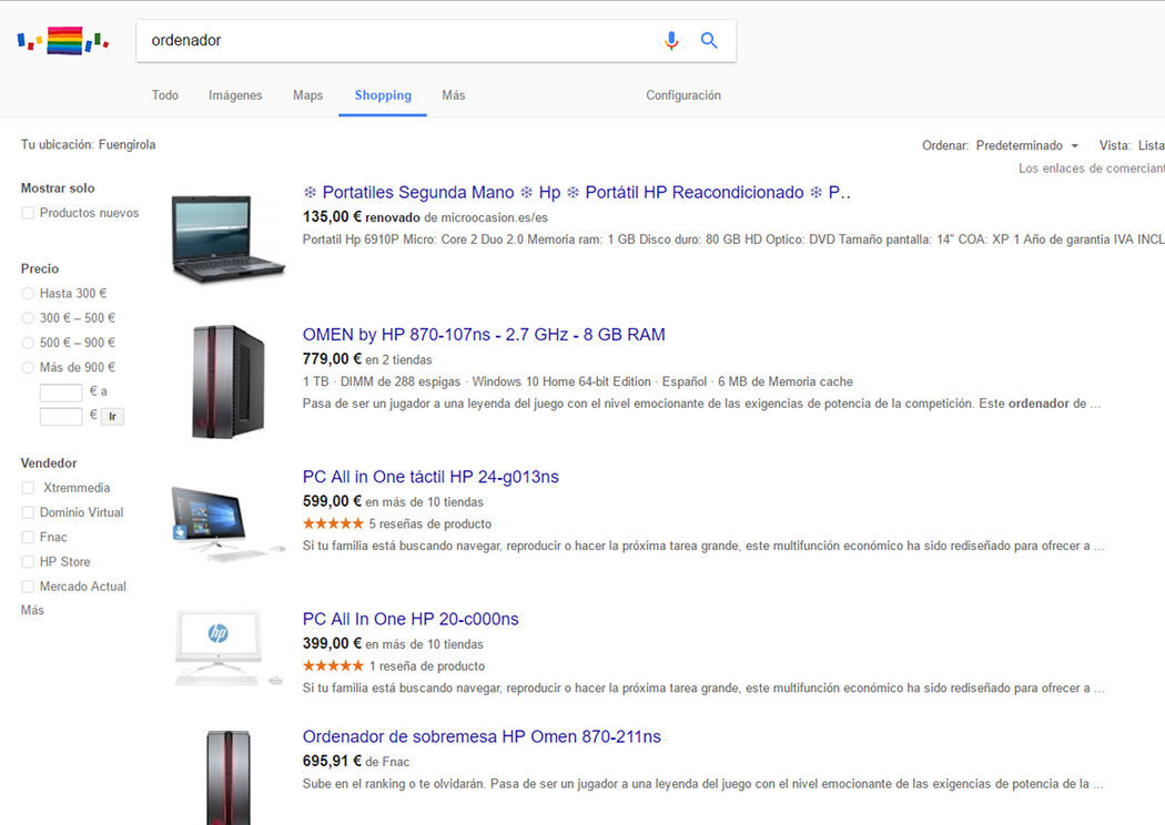 google shopping 1