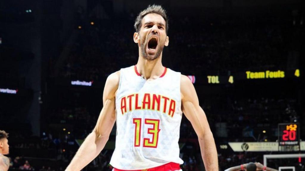 Calderón con los Atlanta. (@JmCalderon)