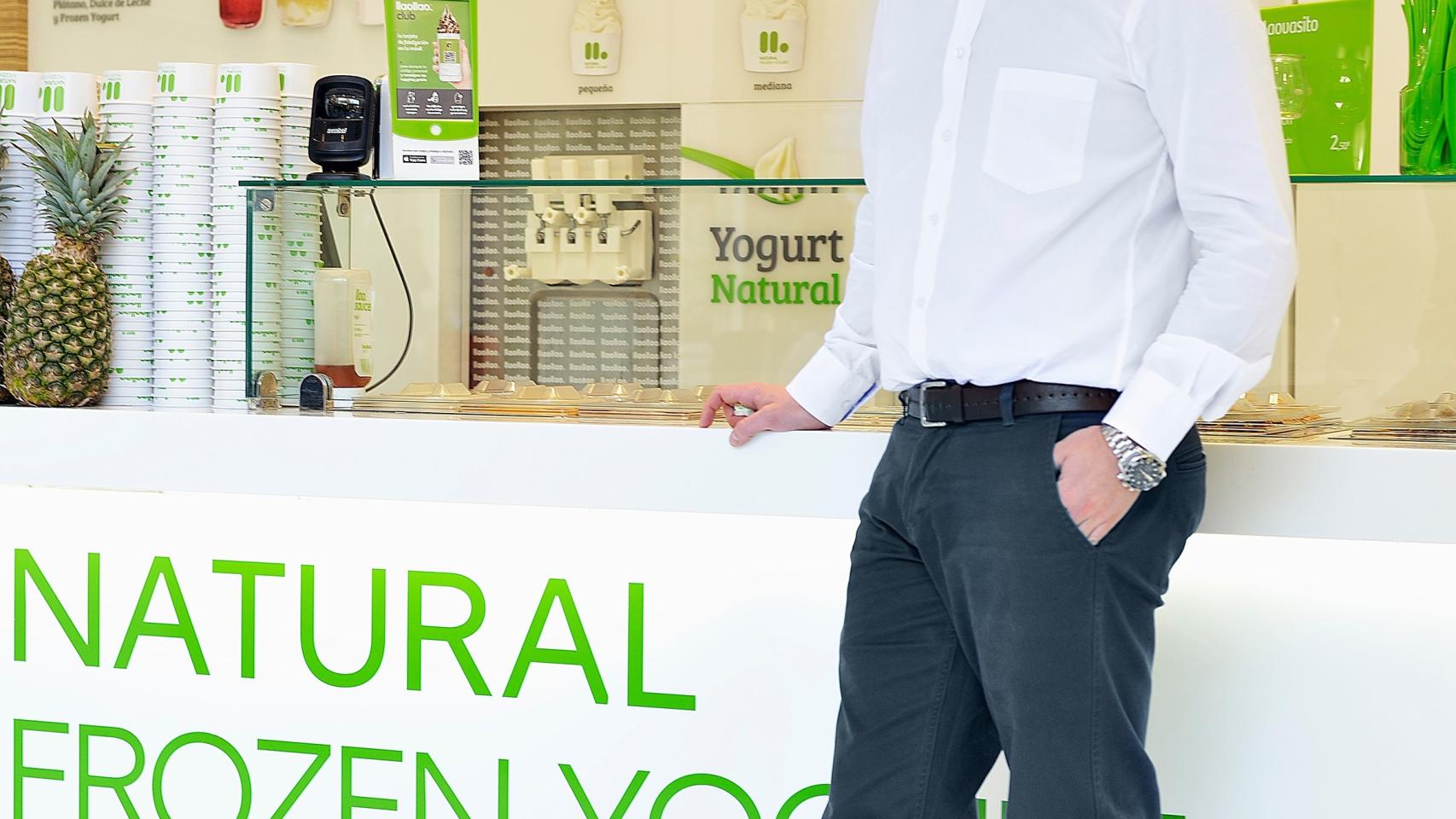 El fundador de Llaollao, Pedro Espinosa.