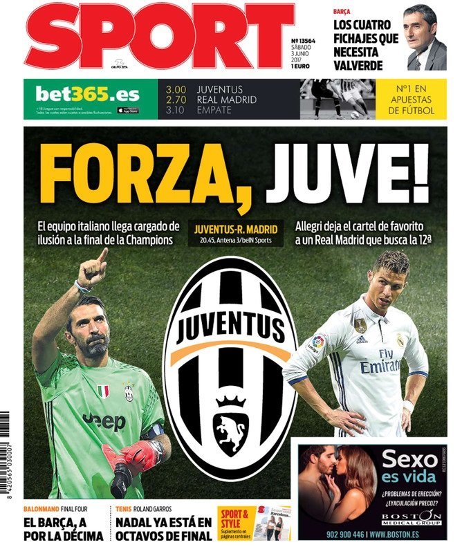 Portada de Sport