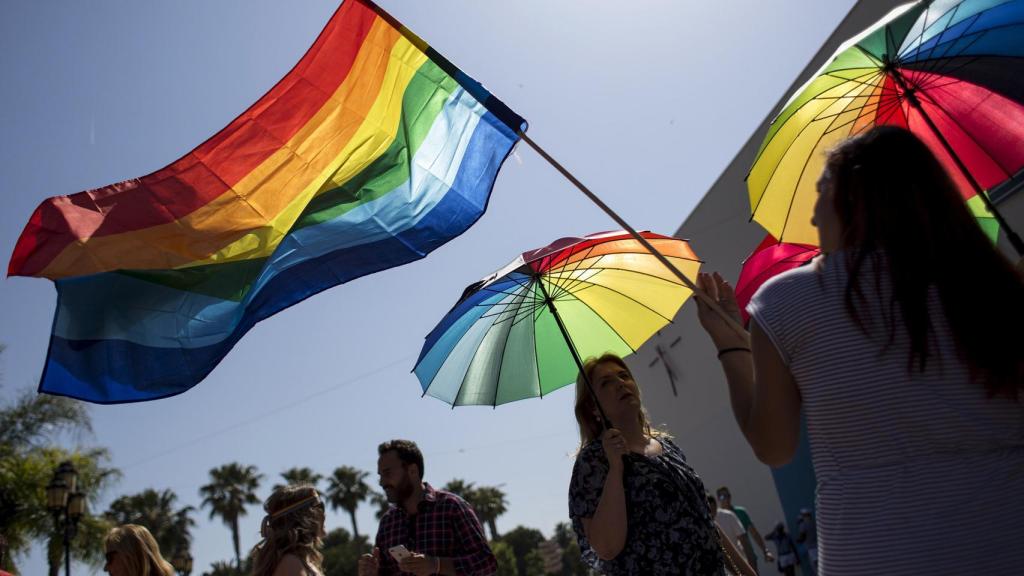 Manifestación a favor del colectivo LGTBI.