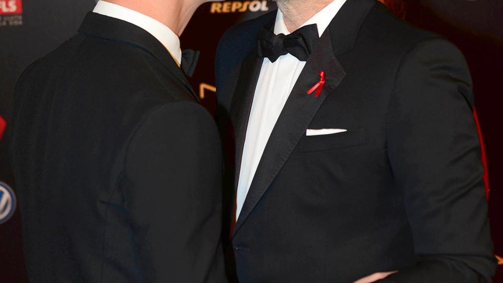 David Delfín y Miguel Bosé.