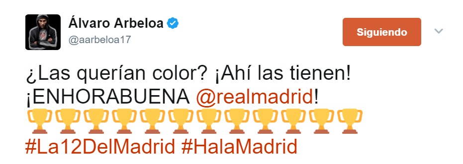 El tremendo zasca de Arbeloa a los culés tras La Duodécima