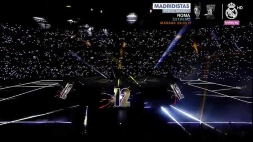 La celebración de La Duodécima en el Bernabéu