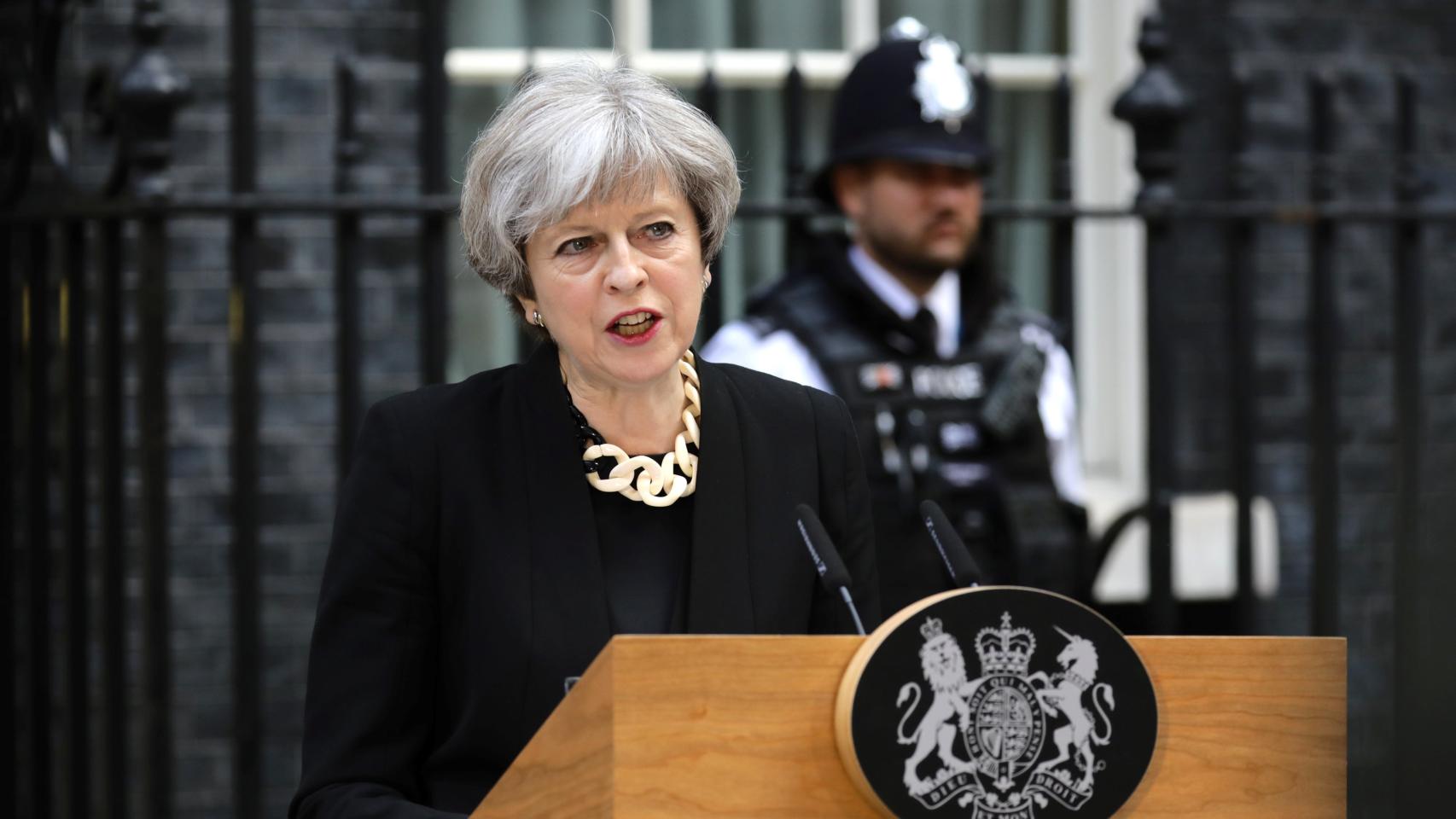 La primera ministra británica, Theresa May.