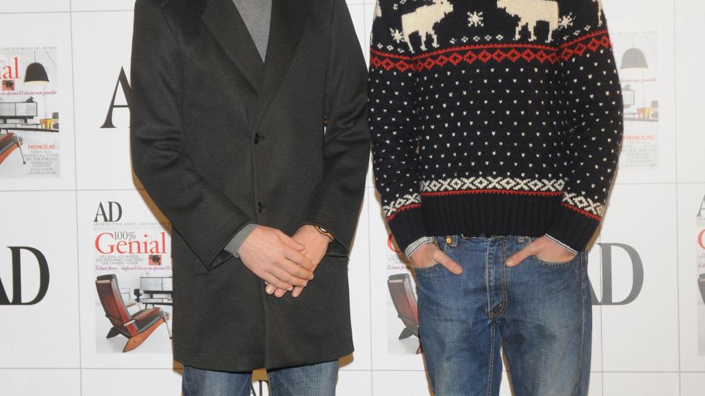 David Delfín y Gorka Postigo en los premios Arquitectura y Diseño 2012.