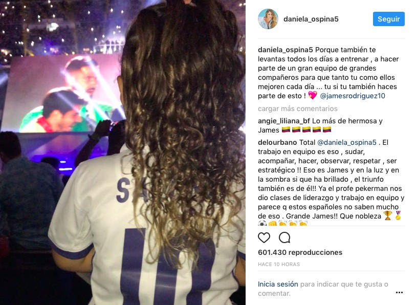 La mujer de James vuelve a la carga para defender a su marido