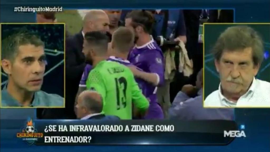 José Luis Sánchez alaba al equipo de Zidane