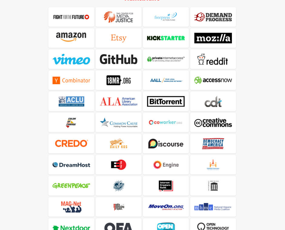 neutralidad de la red protesta 2