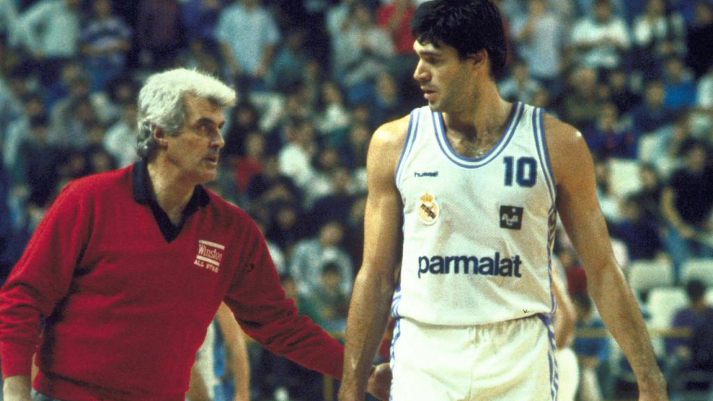 Sáinz con Fernando Martín.