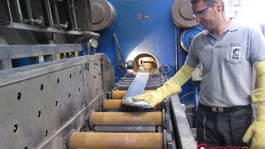 Trabajador de una industria de Castilla y León