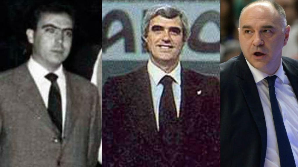 Pedro Ferrándiz, Lolo Sáinz y Pablo Laso.