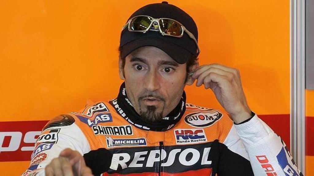 Max Biaggi, en su etapa en Repsol.