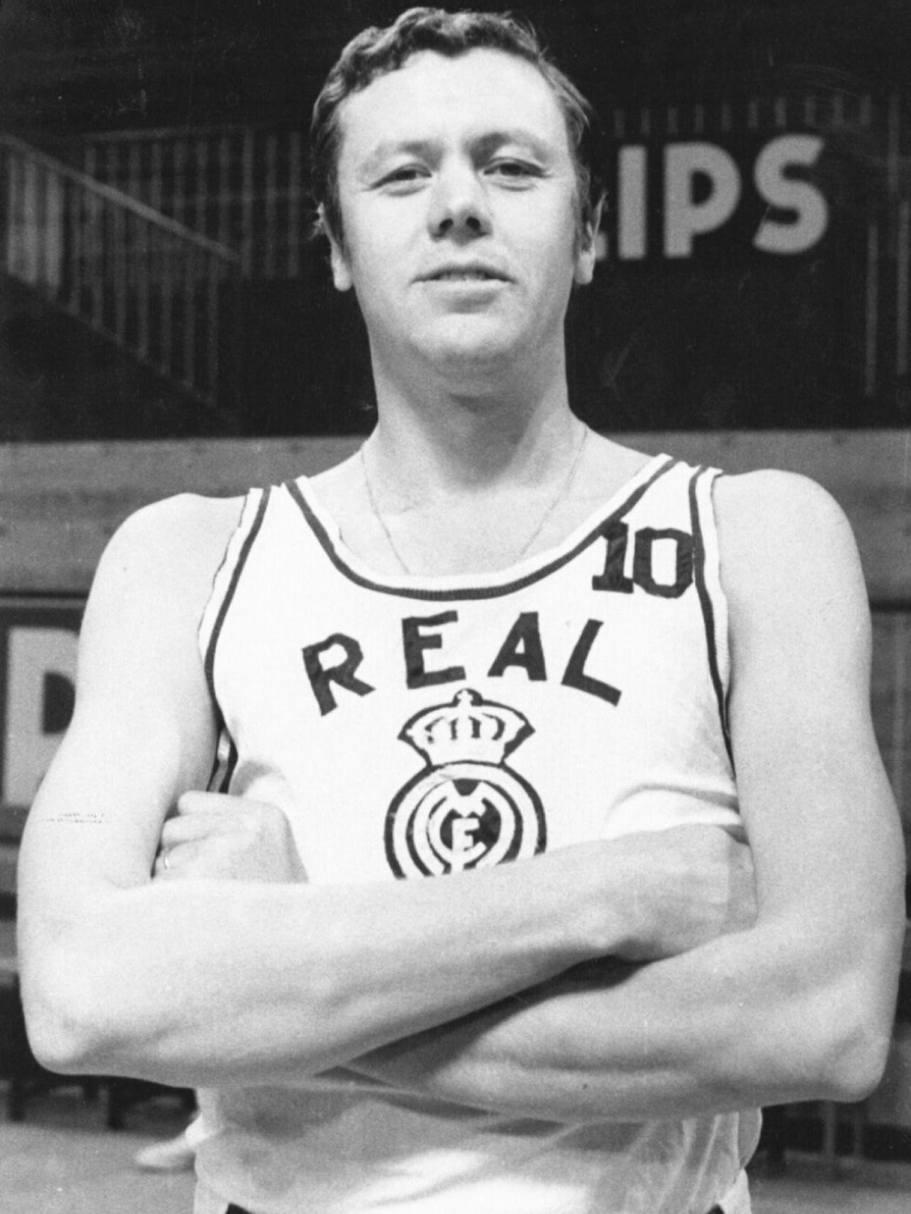 Emiliano Rodríguez en su etapa en el Real Madrid.