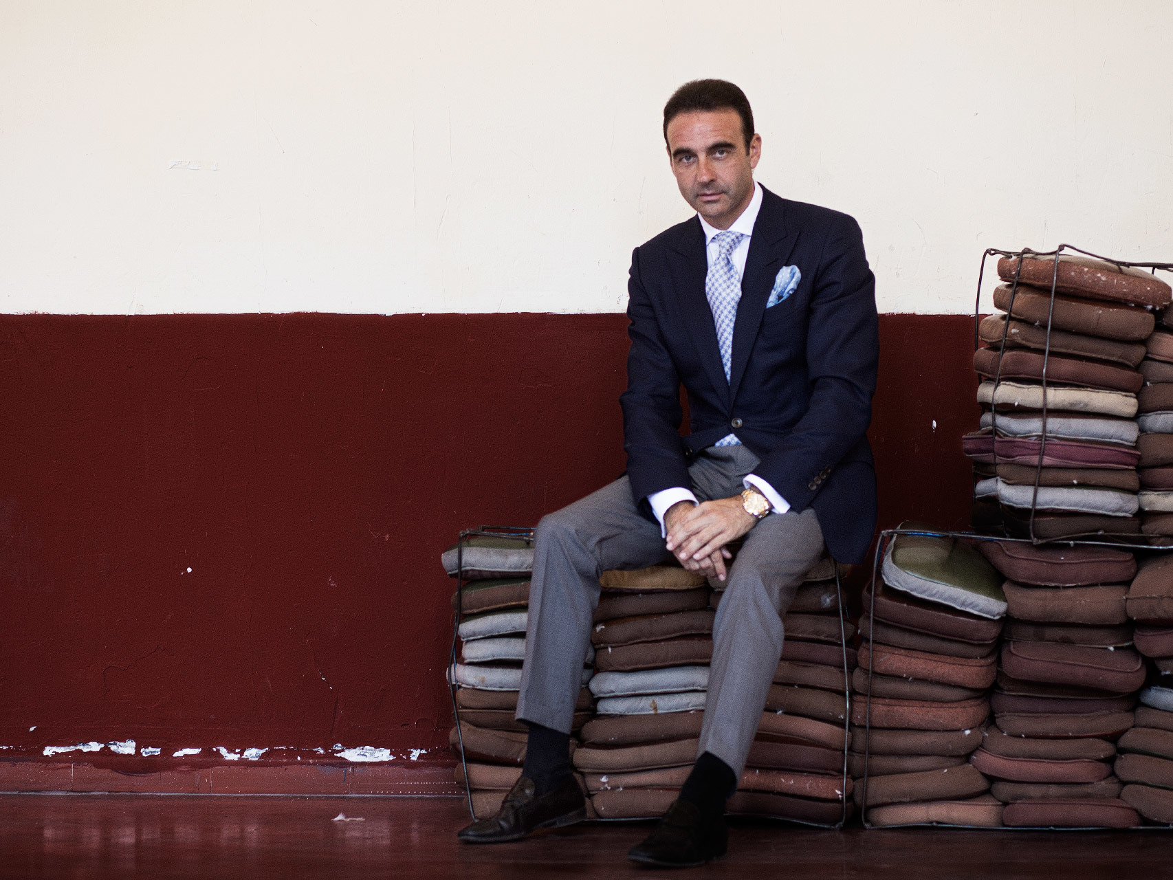 El matador de toros Enrique Ponce posa para EL ESPAÑOL en Las Ventas.