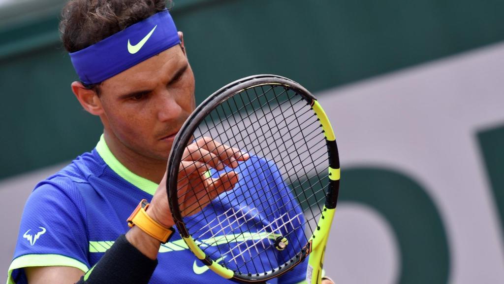 Nadal, durante uno de sus partidos en Roland Garros.