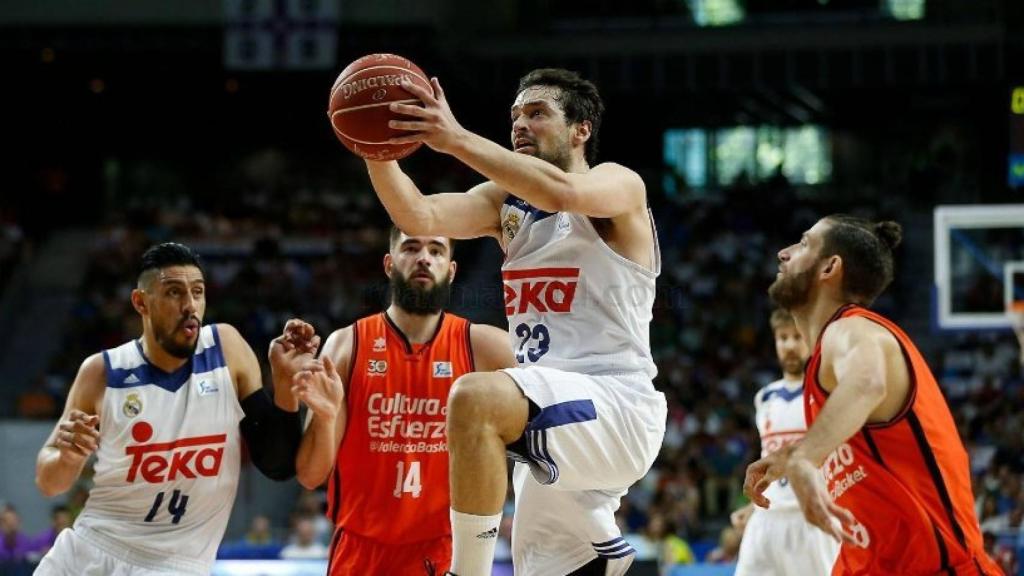 Llull durante el encuentro ante Valencia Basket