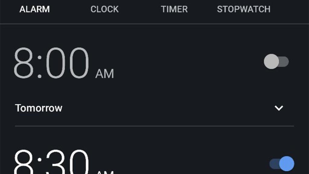 La aplicación de reloj de Google cambia de diseño en Android 8.0