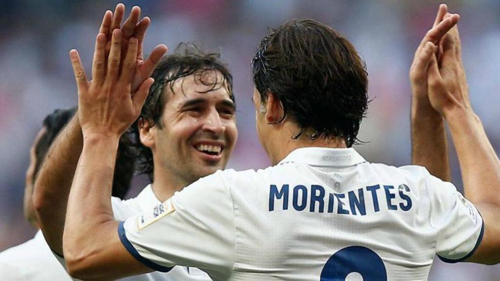Raúl y Morientes, en el Corazón Classic Match