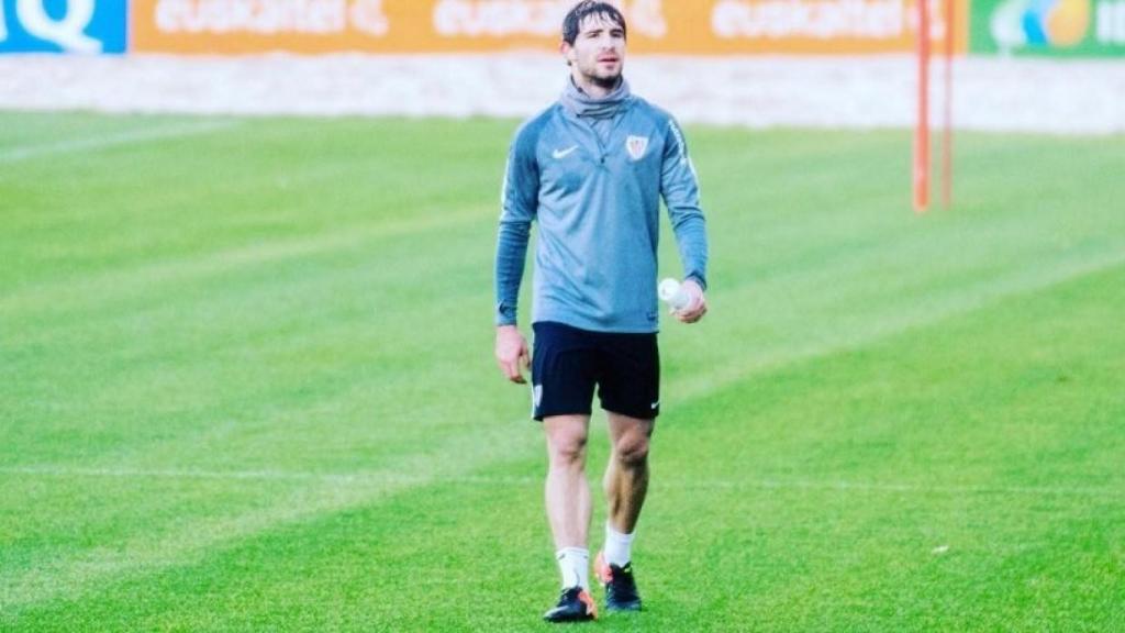 Yeray en un entrenamiento. Foto: Instagram (@yerayalvarez)