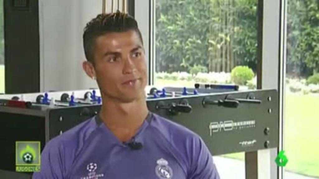 Cristiano en la entrevista con Pedrerol