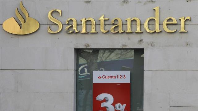 Una sucursal del Banco Santander.