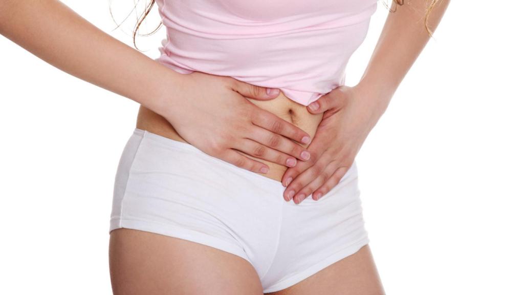 Molestias en la región uterina.