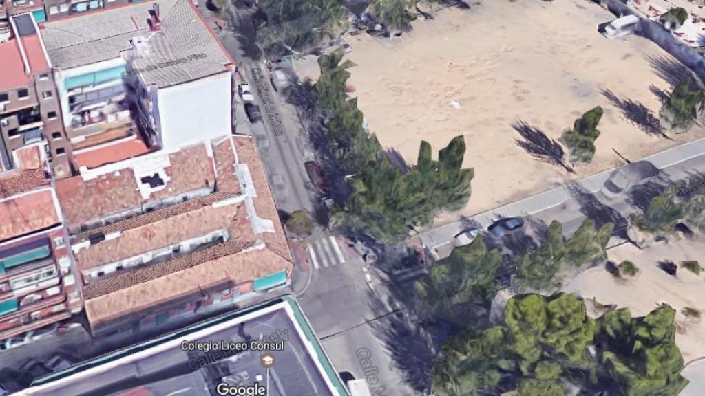 Vista aérea de la casa de Peironcely, 10.