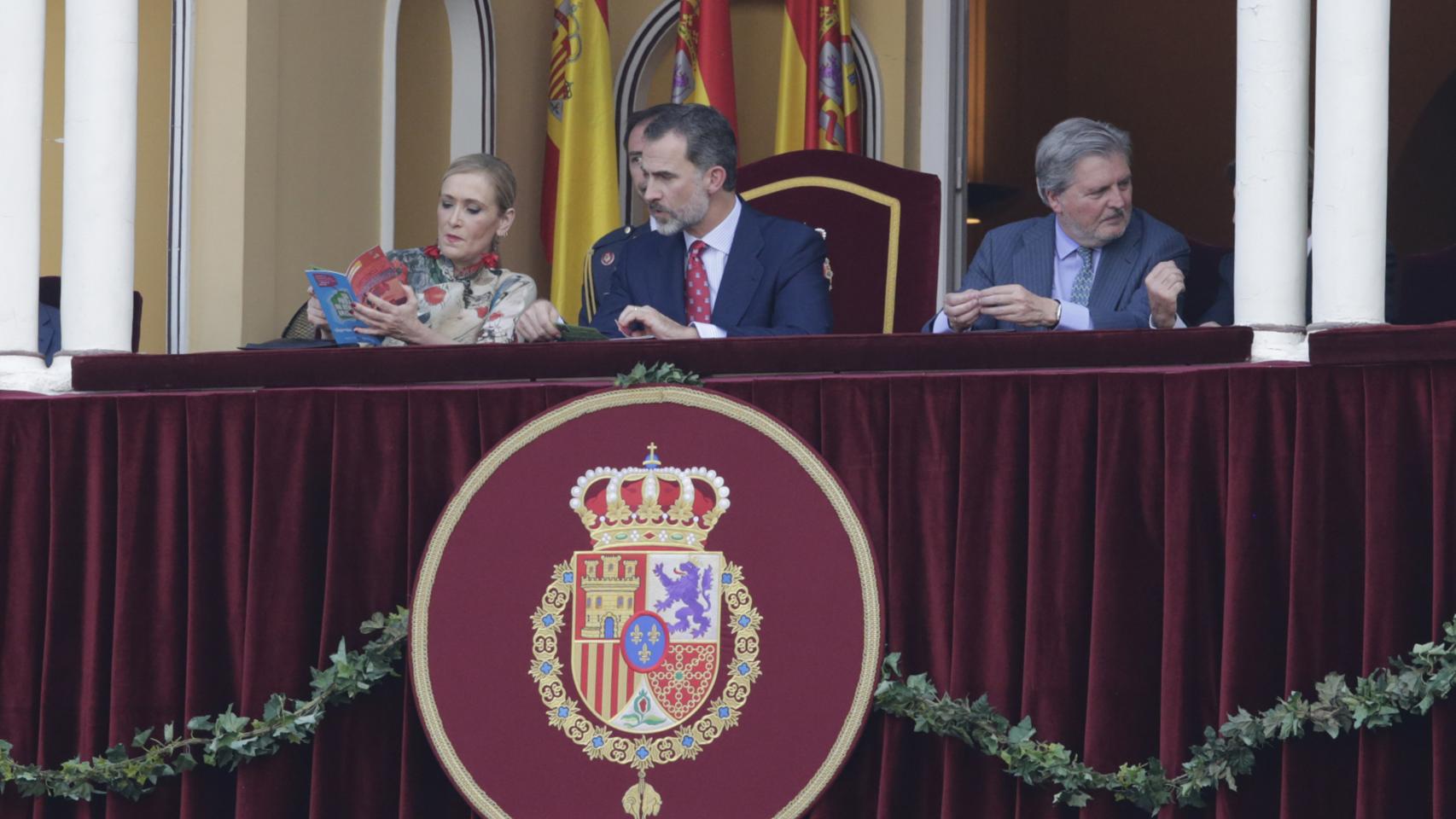 Es la segunda vez que el rey Felipe acude a los toros desde que ocupa la Jefatura del Estado.
