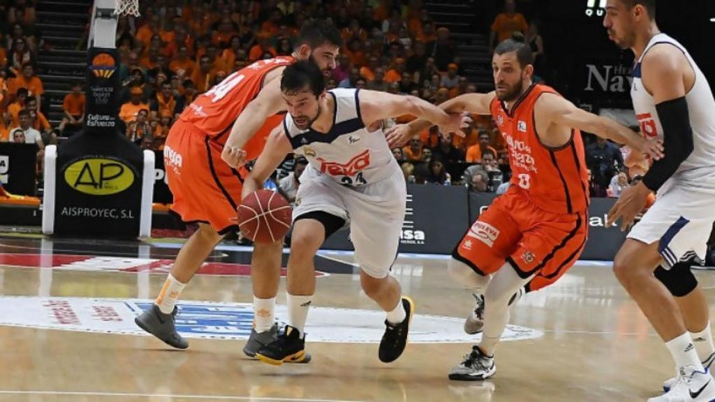Llull en el último partido ante Valencia. Foto: acb.com
