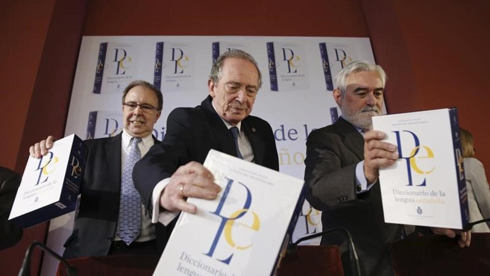 Fotografía de la presentación del diccionario de la RAE