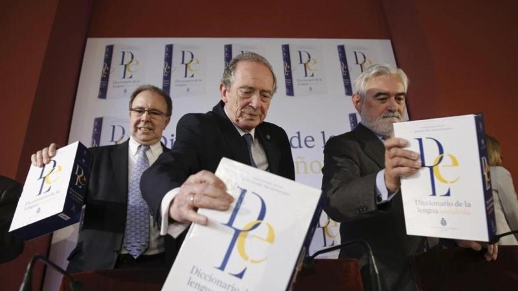 Fotografía de la presentación del diccionario de la RAE