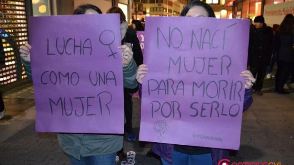 Imagen de archivo de una manifestación del 8-M en Valladolid