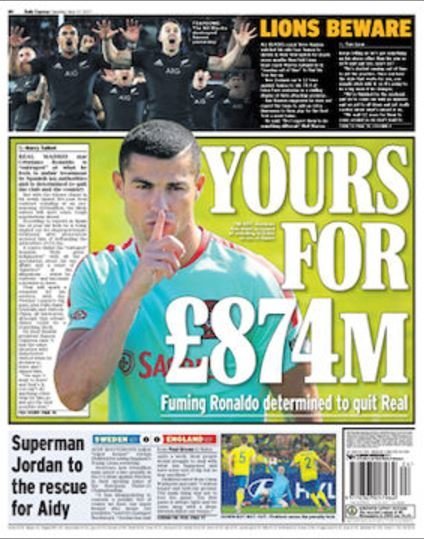 Portada de Daily Express