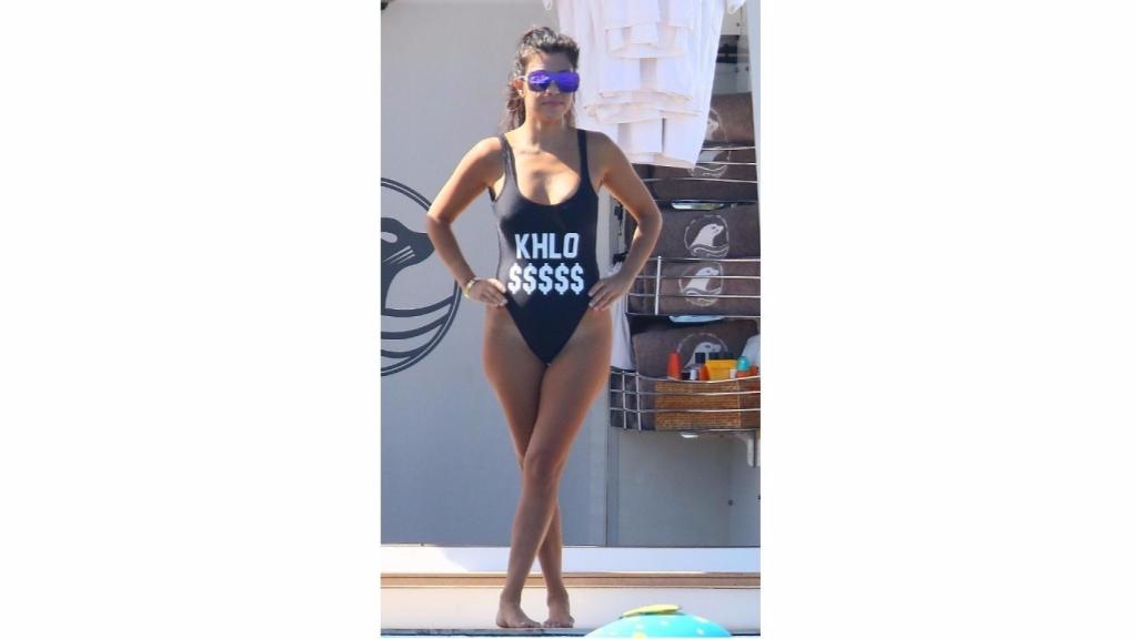 Kourtney Kardashian el año pasado en Antibes. | Foto: GTRES.