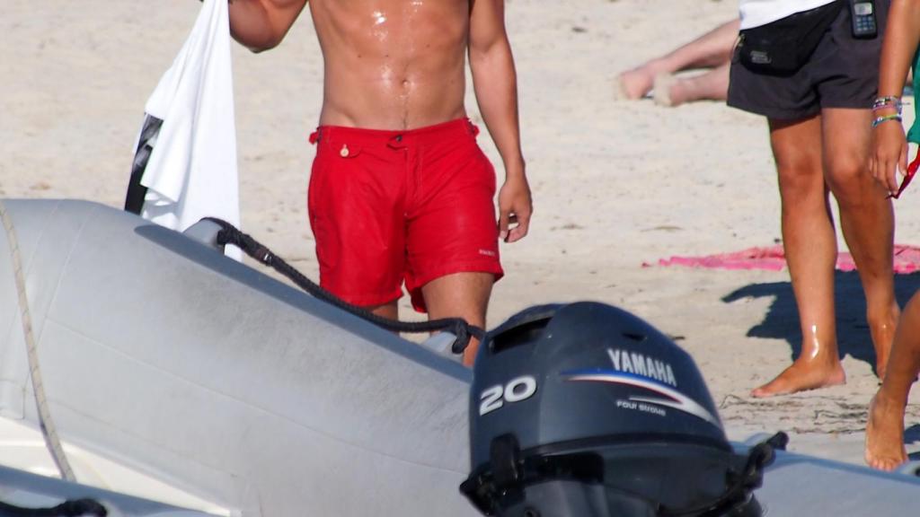 Alonso Aznar de vacaciones en Formentera.