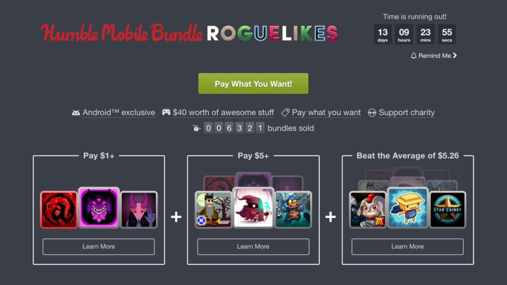 Humble Bundle Roguelikes: paga lo que quieras por 9 juegos de mazmorras