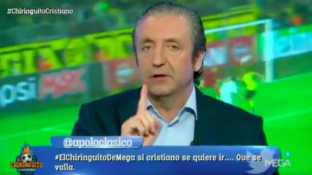 Pedrerol, en El Chiringuito
