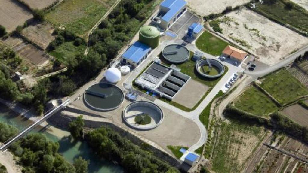 Depuradora instalada en el Pirineo