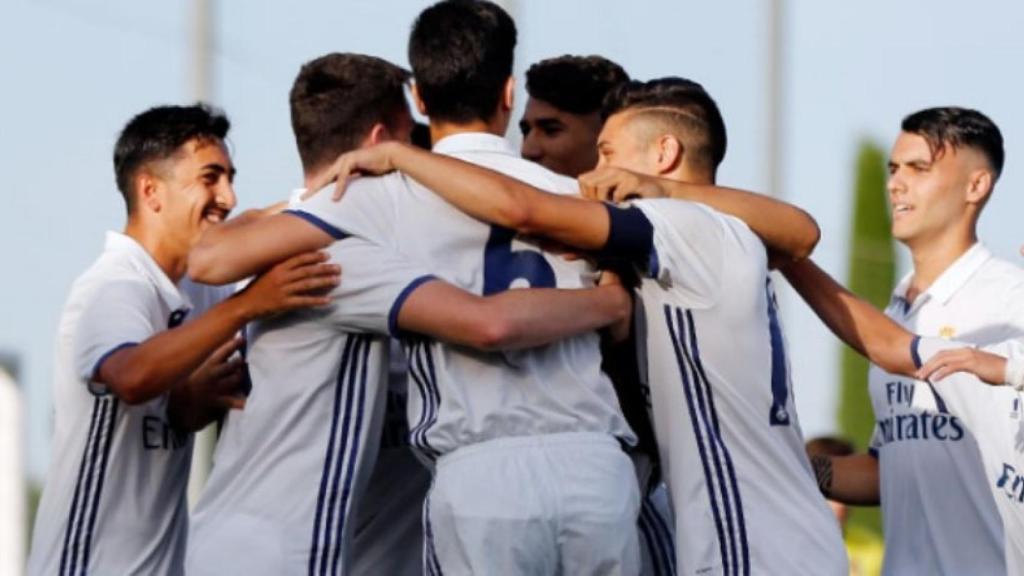 Jugadores de la cantera del Real Madrid. Foto: realmadrid.com