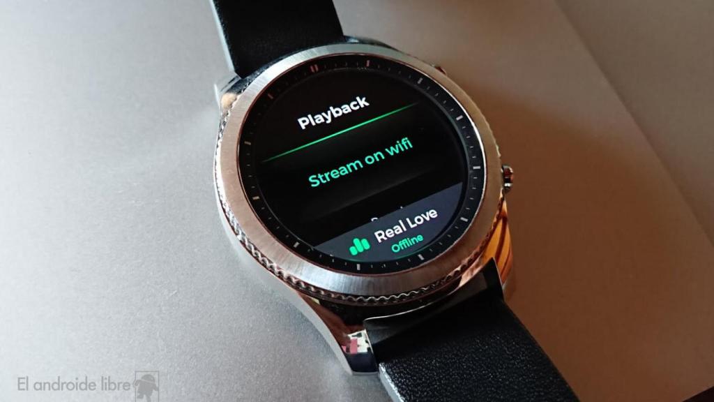 Spotify ya deja escuchar música offline en el Samsung Gear S3 y S2